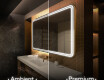 Designer Backlit LED Bathroom Mirror L148