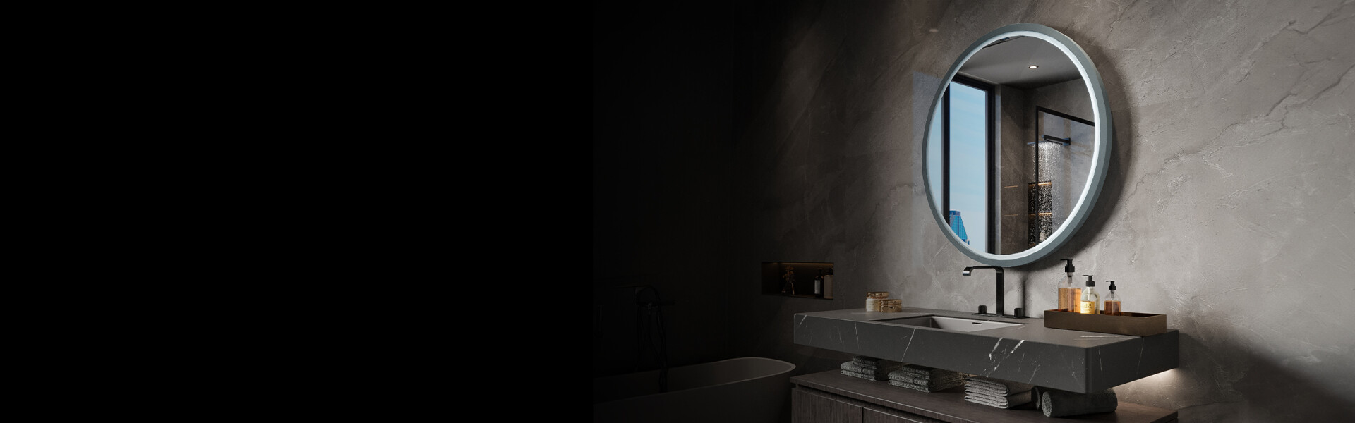 Mirrors in an MDF frame