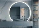 Half-circle mirrors